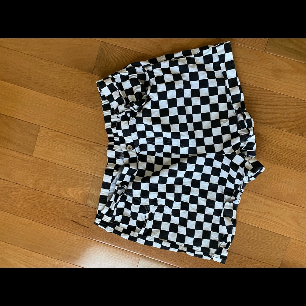 Checkered shorts
